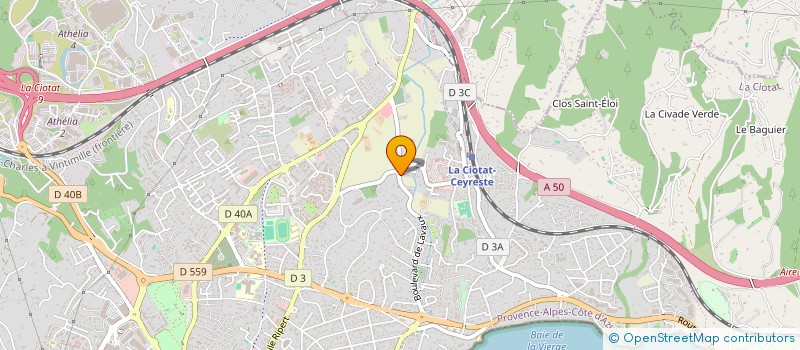 localisation de l'entreprise MADAME KATIA GUEDJ  LA CIOTAT