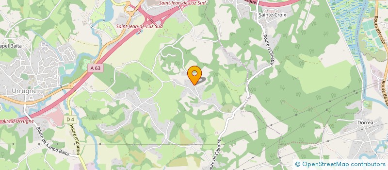 localisation de l'entreprise MADAME KATIA GUERINEAU  URRUGNE