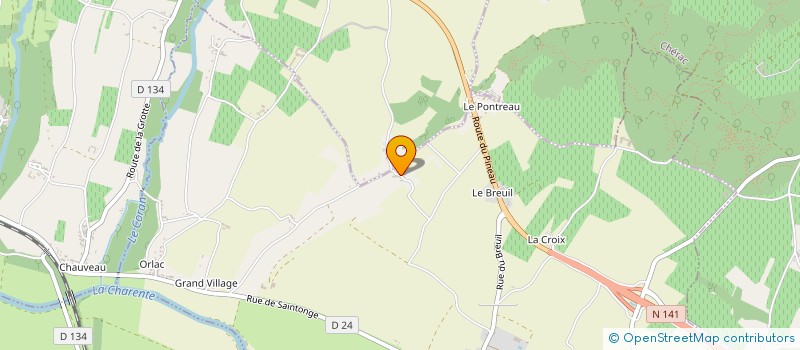 localisation de l'entreprise MADAME KATIA GUGLIOTTA  DOMPIERRE-SUR-CHARENTE