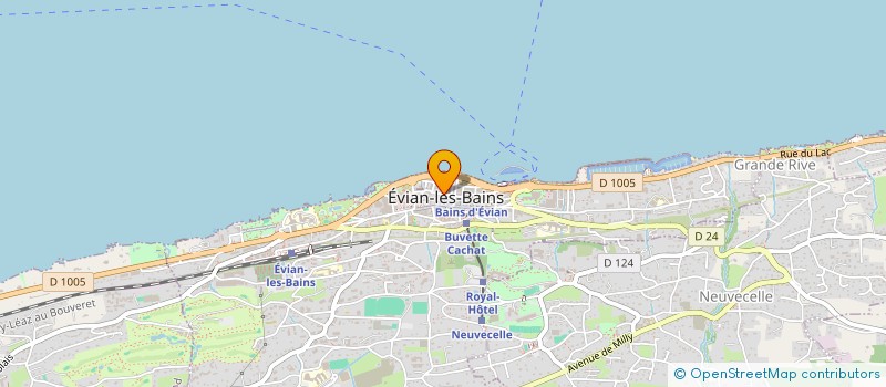 localisation de l'entreprise MADAME KATIA HADRI  EVIAN-LES-BAINS