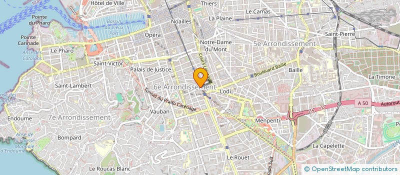 localisation de l'entreprise MADAME KATIA HALLAI à MARSEILLE