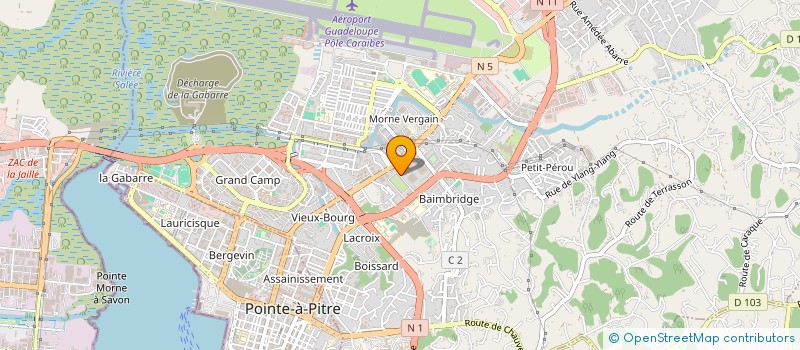 localisation de l'entreprise MADAME KATIA JAMES  LES ABYMES