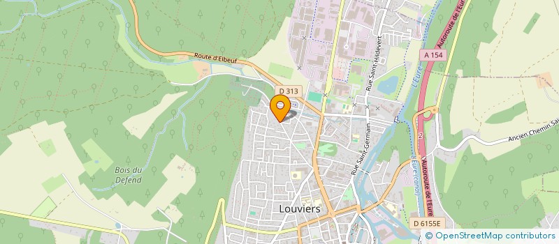 localisation de l'entreprise MADAME KATIA JEANVOINE  LOUVIERS