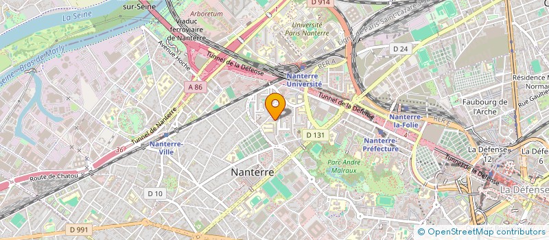 localisation de l'entreprise MADAME KATIA KAOU  NANTERRE