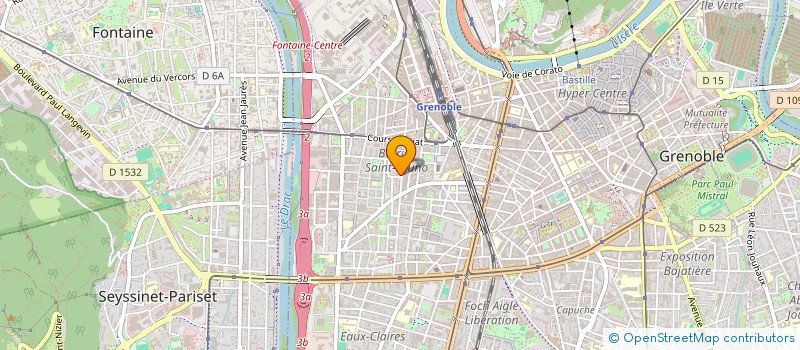 localisation de l'entreprise MADAME KATIA LAINS à GRENOBLE