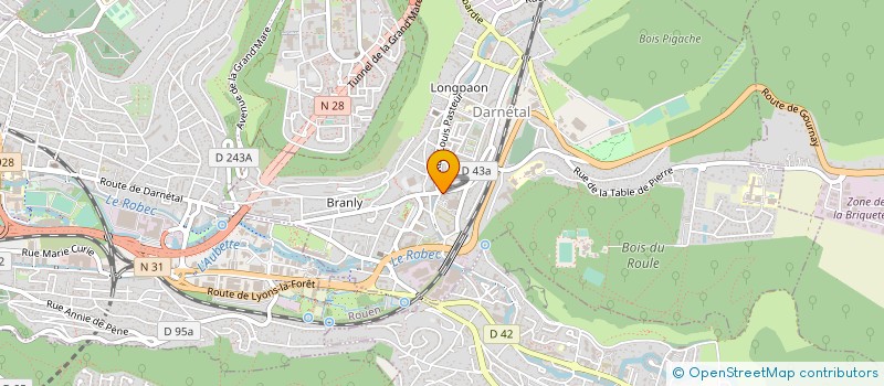 localisation de l'entreprise MADAME KATIA LANGEVIN  DARNETAL