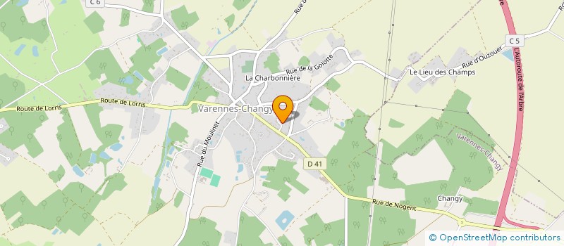 localisation de l'entreprise MADAME KATIA LANGLOIS  VARENNES-CHANGY