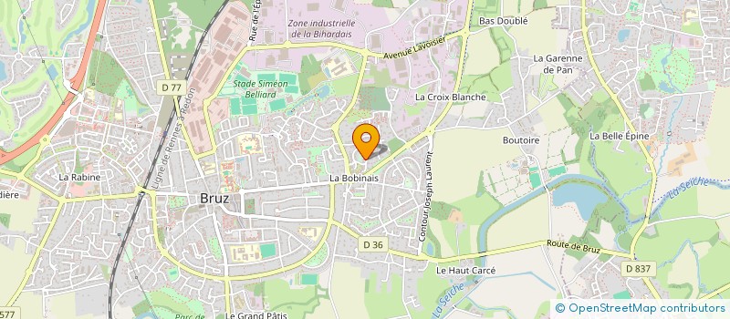 localisation de l'entreprise MADAME KATIA LE FUR à BRUZ
