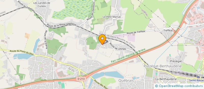 localisation de l'entreprise MADAME KATIA LE PALEC  SAINT-NAZAIRE