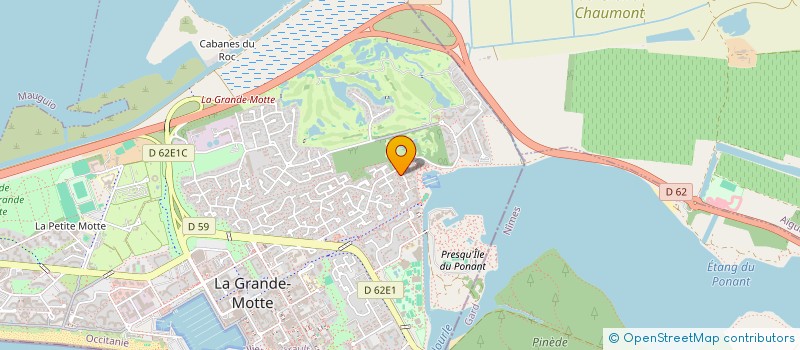 localisation de l'entreprise MADAME KATIA LE ROCH  LA GRANDE-MOTTE