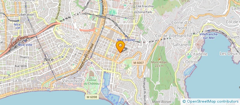 localisation de l'entreprise MADAME KATIA LEBON à NICE