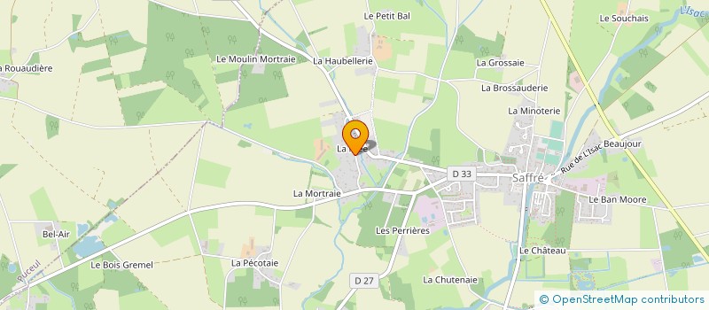 localisation de l'entreprise MADAME KATIA LEFORT à SAFFRE