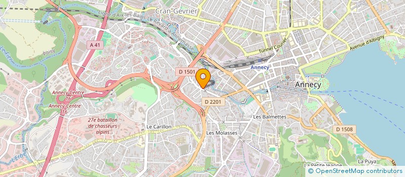 localisation de l'entreprise MADAME KATIA LEJEUNE à ANNECY