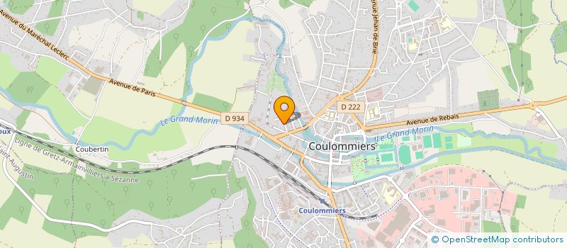 localisation de l'entreprise MADAME KATIA LEMARE à COULOMMIERS
