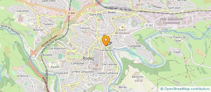 localisation de l'entreprise MADAME KATIA LENFANT  RODEZ