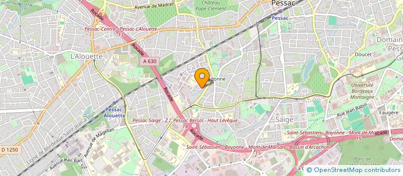 localisation de l'entreprise MADAME KATIA LEPAGE à PESSAC