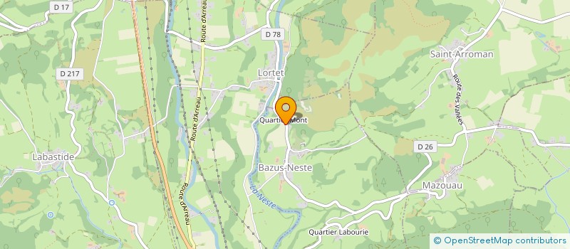 localisation de l'entreprise MADAME KATIA LETTRY  BAZUS-NESTE