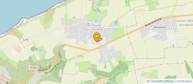 localisation de l'entreprise MADAME KATIA LEVASSEUR  SENNEVILLE-SUR-FECAMP