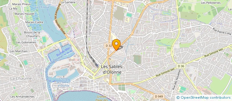 localisation de l'entreprise MADAME KATIA LIZIERE à LES SABLES D'OLONNE