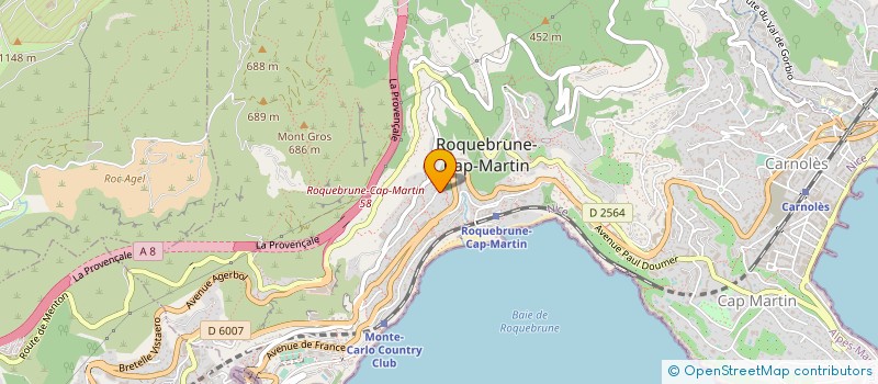 localisation de l'entreprise MADAME KATIA LTEIF à ROQUEBRUNE-CAP-MARTIN