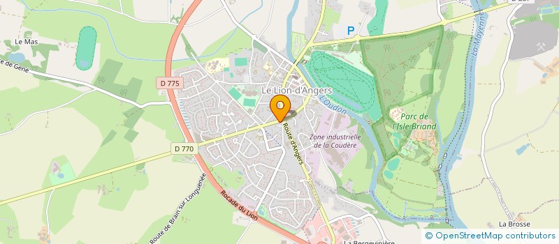 localisation de l'entreprise MADAME KATIA MAINGUY à LE LION D'ANGERS