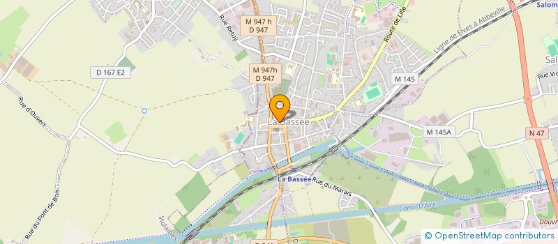 localisation de l'entreprise MADAME KATIA MALFAIT  LA BASSEE