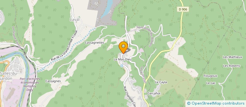 localisation de l'entreprise MADAME KATIA MARTIN  LAVAL-PRADEL