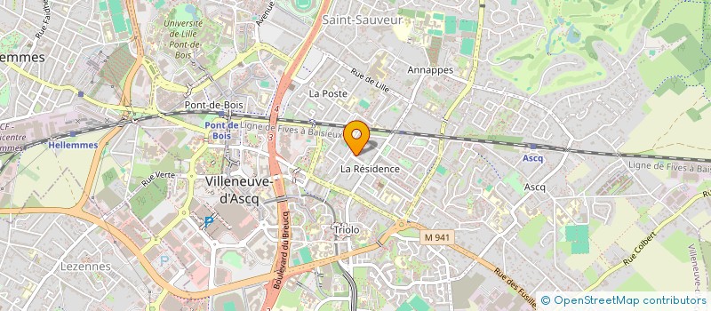 localisation de l'entreprise MADAME KATIA MASCREZ  VILLENEUVE-D'ASCQ