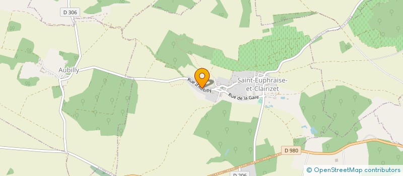 localisation de l'entreprise MADAME KATIA MASSE  SAINT-EUPHRAISE-ET-CLAIRIZET