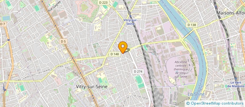 localisation de l'entreprise MADAME KATIA MELKA  VITRY-SUR-SEINE