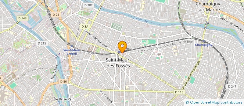 localisation de l'entreprise MADAME KATIA MELOT à SAINT-MAUR-DES-FOSSES