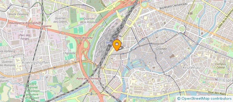 localisation de l'entreprise MADAME KATIA MENASRI à STRASBOURG