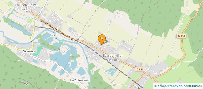 localisation de l'entreprise MADAME KATIA MILBEAU  CLEF VALLEE D'EURE