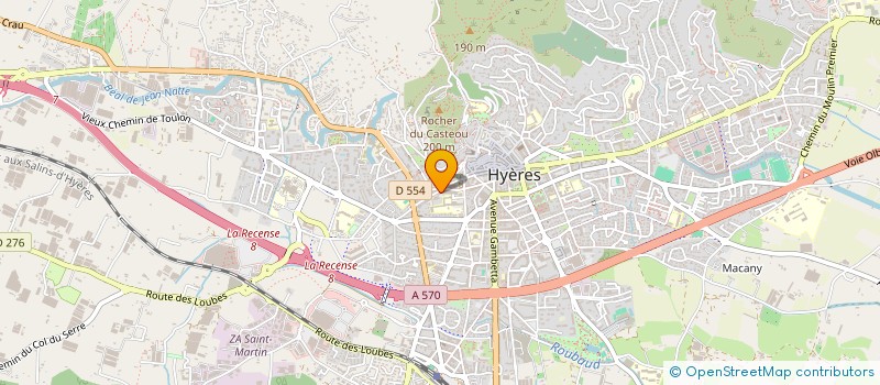 localisation de l'entreprise MADAME KATIA MONTANARO  HYERES