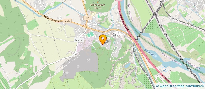 localisation de l'entreprise MADAME KATIA MOREAU  ORGON