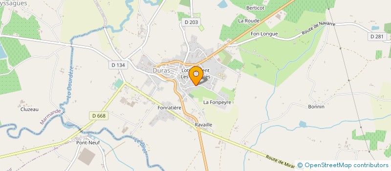 localisation de l'entreprise MADAME KATIA MUHLETHALER  DURAS