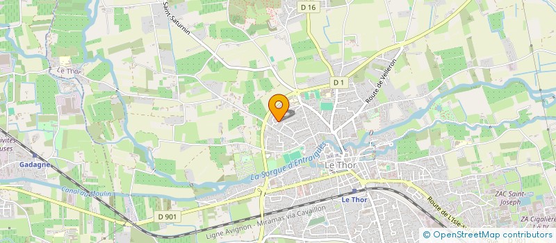 localisation de l'entreprise MADAME KATIA NADINE KUPFFER  LE THOR