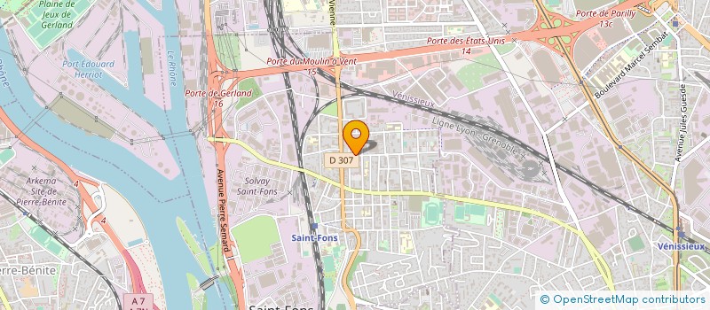 localisation de l'entreprise MADAME KATIA NADJEM  SAINT-FONS