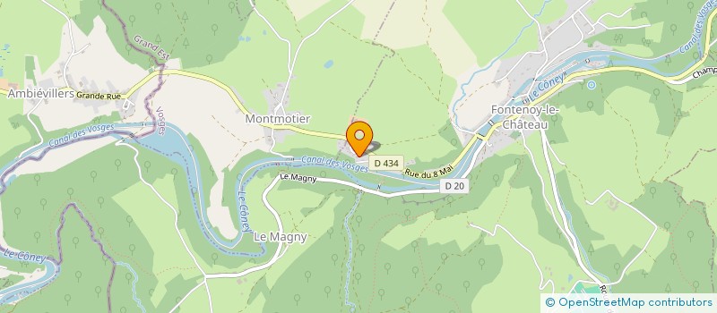 localisation de l'entreprise MADAME KATIA NOE  FONTENOY-LE-CHATEAU