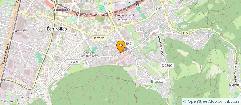 localisation de l'entreprise MADAME KATIA NUGUES-BOURCHAT à ECHIROLLES