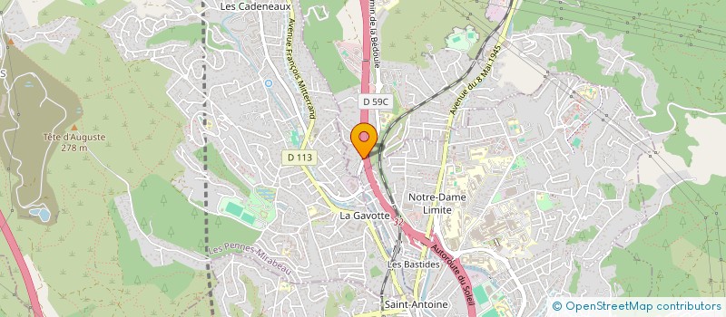 localisation de l'entreprise MADAME KATIA OUGHLI  SEPTEMES-LES-VALLONS