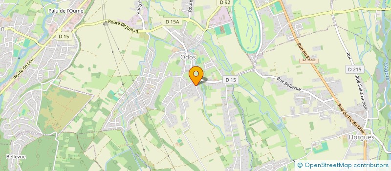 localisation de l'entreprise MADAME KATIA PEYROU  HORGUES