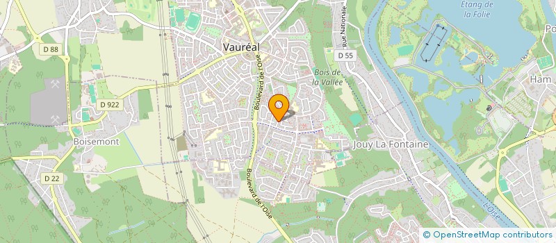 localisation de l'entreprise MADAME KATIA PHIRMIS  VAUREAL