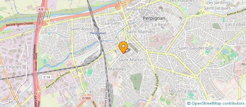 localisation de l'entreprise MADAME KATIA PIAT  ORTAFFA