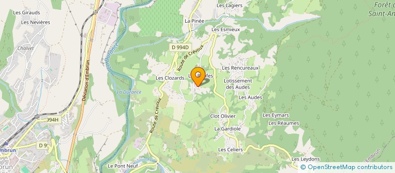 localisation de l'entreprise MADAME KATIA PITARCH  SAINT-ANDRE-D'EMBRUN