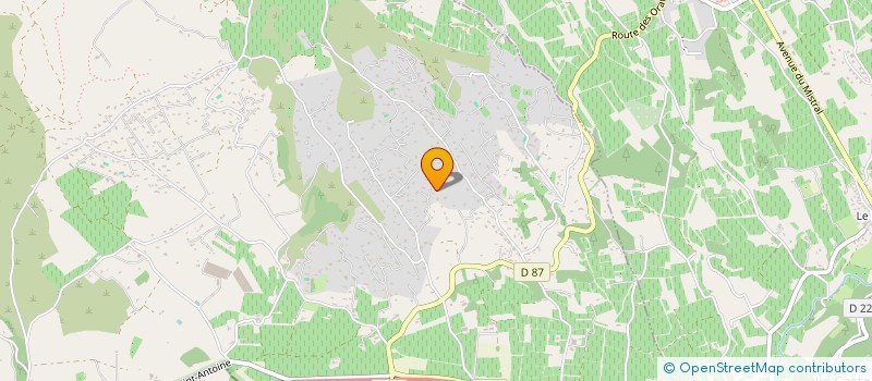 localisation de l'entreprise MADAME KATIA PLATEAU  LA CADIERE-D'AZUR