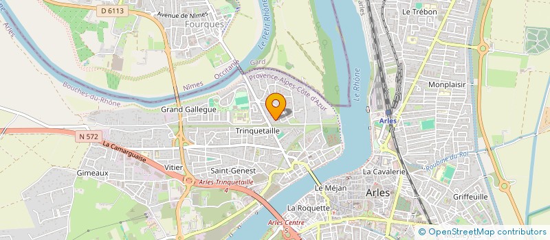 localisation de l'entreprise MADAME KATIA POMARET  ARLES