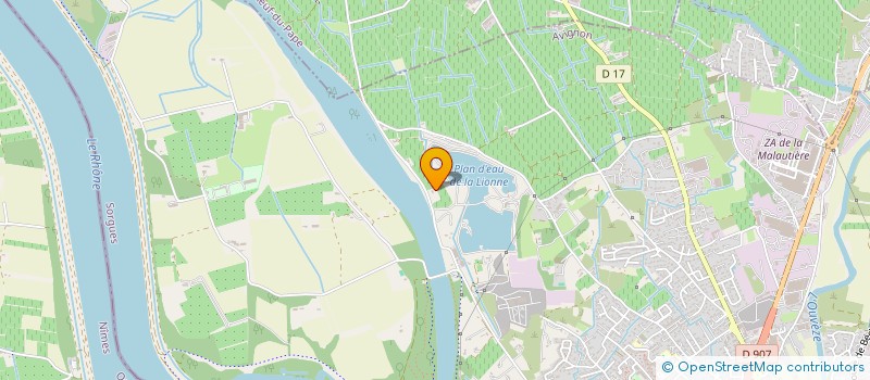 localisation de l'entreprise MADAME KATIA POMPIGNOLI  SORGUES