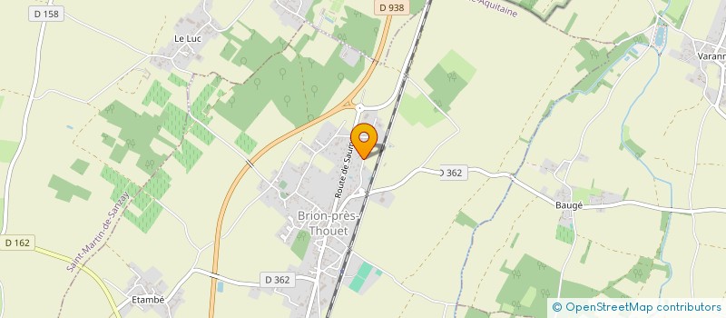 localisation de l'entreprise MADAME KATIA PORTNER  LUCHE-THOUARSAIS