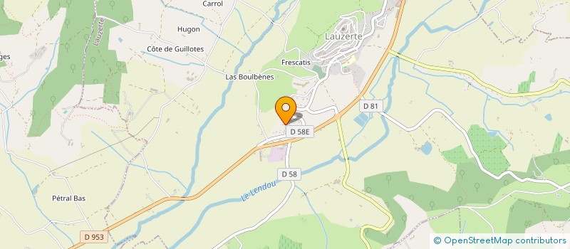 localisation de l'entreprise MADAME KATIA PRIEUR  LAUZERTE